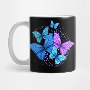 Bright Flying Butterflies Mug